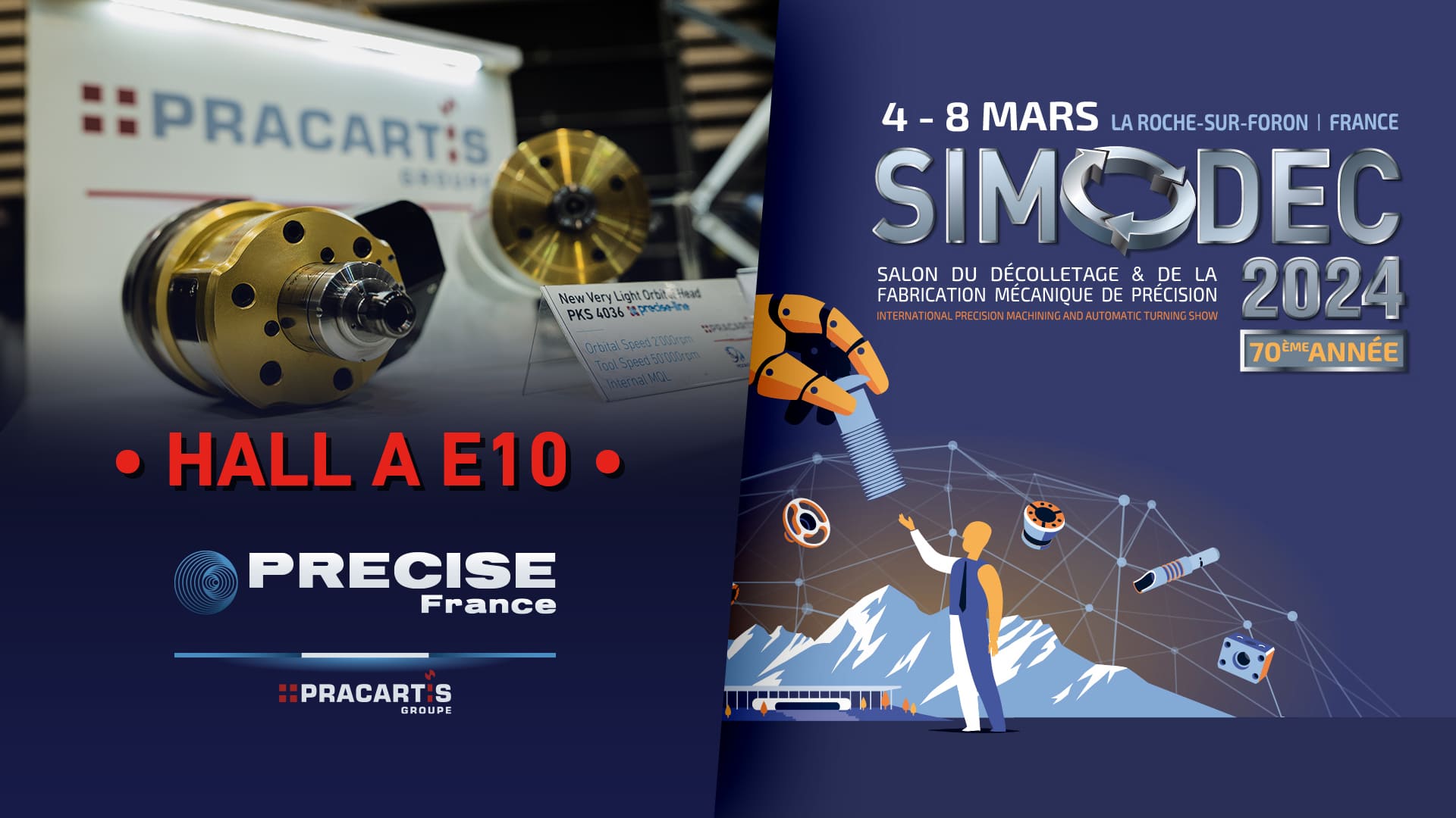 PRECISE FRANCE - SIMODEC 2024 - HALL A E10