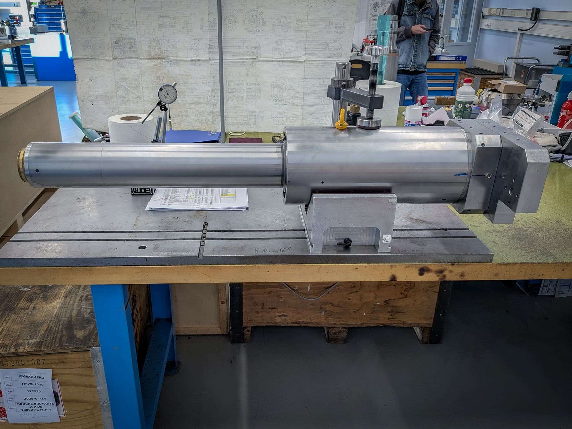 PRECISE FRANCE - Développement Broche Téléscopique Voumard 300 CNC